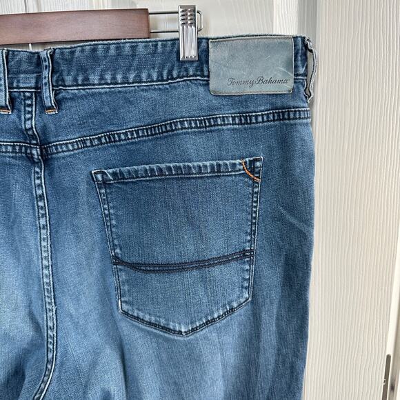 tommy bahama authentic jeans mens 42x32 relaxed straight fit stretch denim - Picture 2 of 8